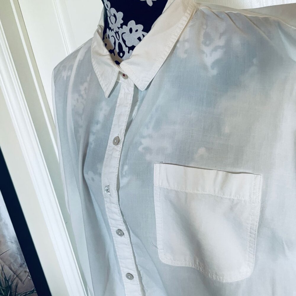 American Eagle Go Big Oversized Cotton Long Sleeve Shirt/Blouse Dress XS-S - Picture 8 of 16